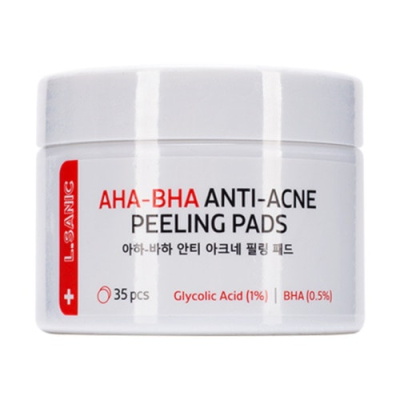 Диски отшелушивающие с AHA и BHA кислотами против несовершенств кожи Aha-Bha Anti-Acne Peeling Pads, 35шт