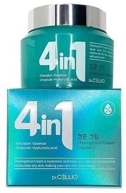 Крем для лица с гиалуроновой кислотой Dr.CELLIO G50 4 IN 1 CHEONGCHUN CREAM (Hyaluronic Acid) 70 мл