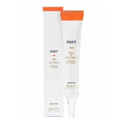 Крем для кожи вокруг глаз с центеллой азиатской Jigott Daily Real Cica Eye Cream, 50 мл