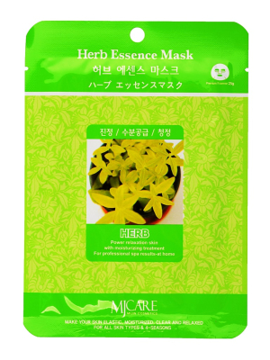 Маска тканевая д/лица Экстракты трав Herb Essence Mask 23гр