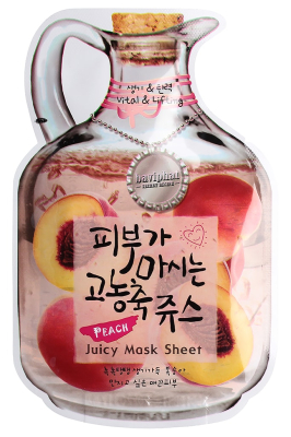 Маска на тканевой основе д/лица фруктовая Peach Juicy Mask Sheet (Vital & Lifting)