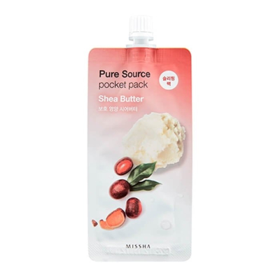 Маска для лица ночная PURE SOURCE POCKET PACK SHEA BUTTER 10мл