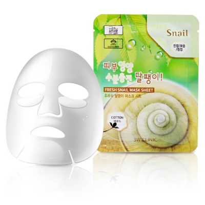 Маска тканевая с экстрактом муцина улитки FRESH SNAIL MUCUS MASK SHEET, 23 мл