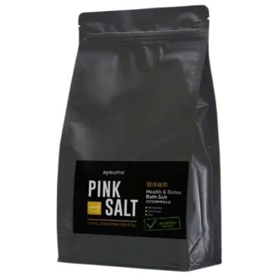 AYOUME Соль для ванны гималайская розовая PINK SALT 800 гр