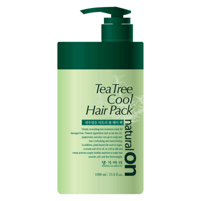 Натуральная освежающая маска на основе чайного дерева Tea Tree Cool Hair Pack 1000 мл (8807779088787)