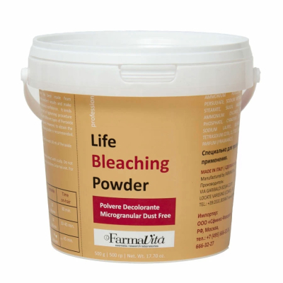 FARMAVITA Белый обесцвечивающий порошок Life Bleaching Powder 500 гр