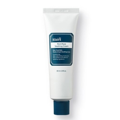 Dear, Klairs Крем для лица успокаивающий – Rich moist soothing cream, 80мл