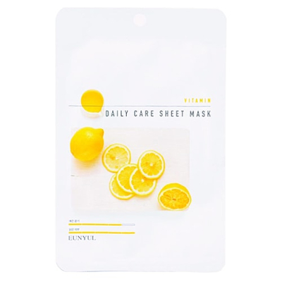 Eunyul Маска тканевая для лица с витаминами - Vitamin daily care sheet mask, 22г