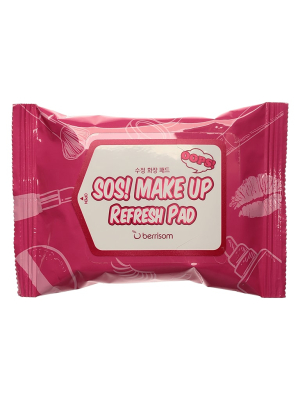 Пады д/снятия макияжа SOS MAKE UP REFRESH PAD 55гр/30шт