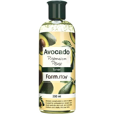 Увлажняющий тонер для лица с экстрактом авокадо Farmstay Avocado Premium Pore Toner 350 мл (8809426958894)