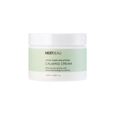 NEXTBEAU Крем успокаивающий с маслом семян конопли - Hemp seed solution calming cream, 100мл