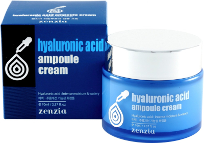 Крем ZENZIA HYALURONIC ACID AMPOULE CREAM