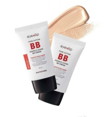 Крем тональный Pure cotton perfect cover bb cream #21 Light Beige 30гр