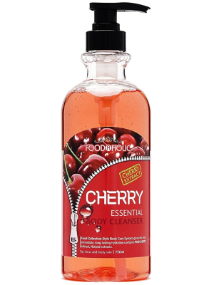 FOODAHOLIC Гель для душа с экстрактом черешни FOODAHOLIC Essential Body Cleanser Cherry (750ml)