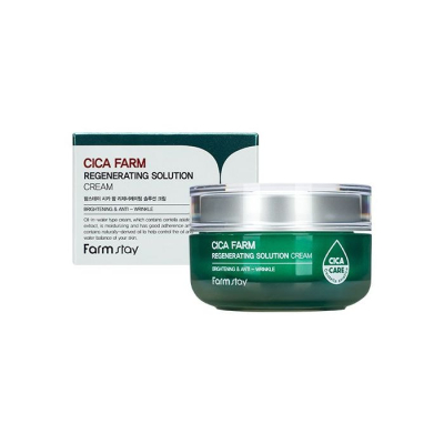 Крем для лица с центеллой Farmstay Cica Farm Regenerating Solution Cream 50 мл