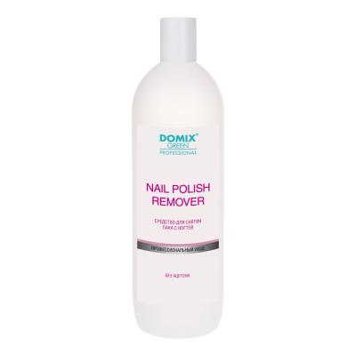 Domix Green Professional Средство для снятия лака с ногтей без ацетона / Nail Polish Remover non acetone, 1000 мл