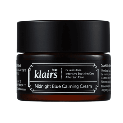 Dear, Klairs Глубокоувлажняющий ночной крем - Midnight blue calming cream, 30мл