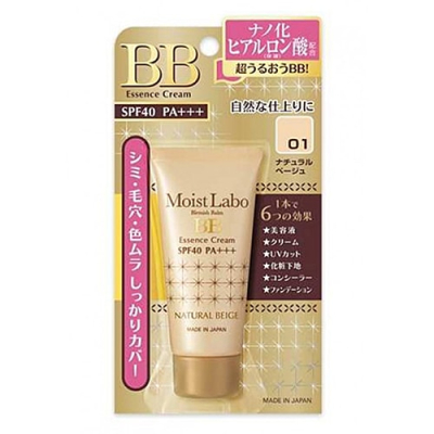 Meishoku Крем-эссенция тональный (тон №1,нат. беж) - Moisto labo BB moisture essense cream, 33г