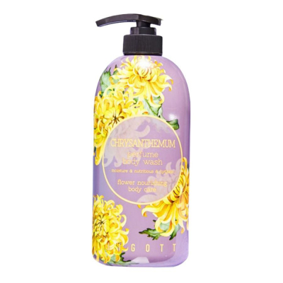 Гель для душа парфюмированный с экстрактом  хризантемы Jigott Chrysanthemum Body Wash