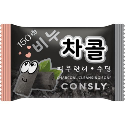 Consly Мыло выравнивающее с древесным углём - Consly Soap, 150г