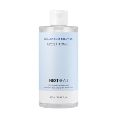 NEXTBEAU Тонер увлажняющий с гиалуроновой кислотой - Hyaluronic solution moist toner, 310мл