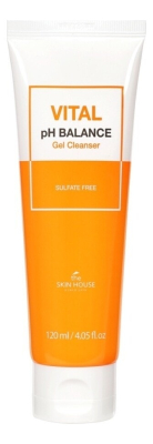 Гель очищающий для умывания с витаминами The Skin House Vital pH Balance Gel Cleanser, 120 мл