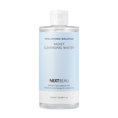 NEXTBEAU Вода мицеллярная с гиалуроновой кислотой - Hyaluronic solution moist cleansing water, 310мл