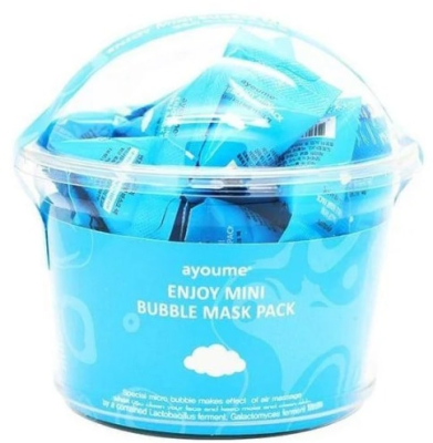 Маска для лица Ayoume Enjoy Mini Bubble Mask Pack НАБОР (set 200шт*3гр)