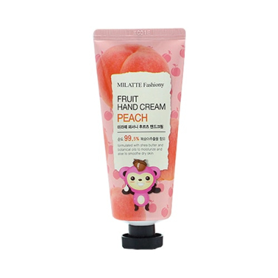 Крем для рук персик MILATTE FASHIONY FRUIT HAND CREAM - PEACH