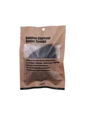 Спонж косметический PURITO Bamboo Charcoal Konjac Sponge 20гр