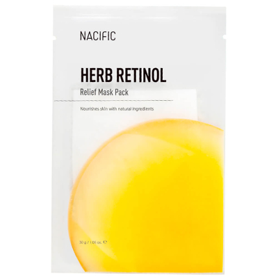 Маска на тканевой основе Herb Retinol Relief Mask Pack 30g