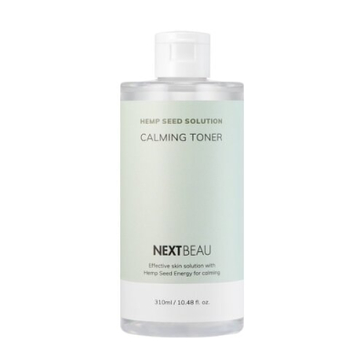 NEXTBEAU Тонер успокаивающий с маслом семян конопли - Hemp seed solution calming toner, 310мл