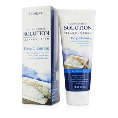 Пенка NATURAL PERFECT SOLUTION CLEANSING FOAM DEEP CLEANSING 170g