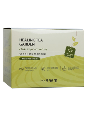 Диски хлопковые влажные очищающие Healing Tea Garden Cleansing Cotton Pads 7мл*30