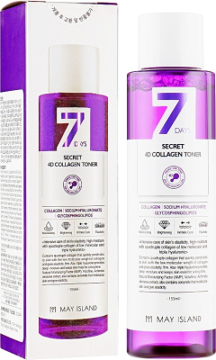 Тонер Secret 4D Collagen Toner 155мл