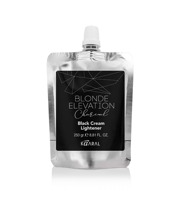 Blonde elevation. Kaaral blonde Elevation Charcoal Black Cream Lightener. Крем.Блэк..черный. Черный уголь Kaaral. Blonde Elevation Charcoal.