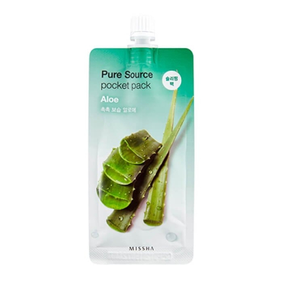 Маска для лица ночная PURE SOURCE POCKET PACK ALOE 10мл