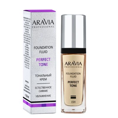 ARAVIA PROFESSIONAL Тональный крем для увлажнения и естественного сияния кожи PERFECT TONE, 30 мл - 03 foundation perfect