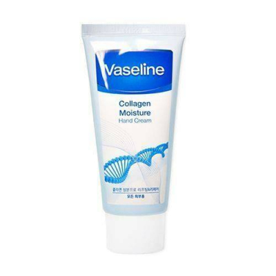 Крем для рук увлажняющий с коллагеном  Vaseline Collagen Moisture Hand Cream (for all skin types / 80 мл)