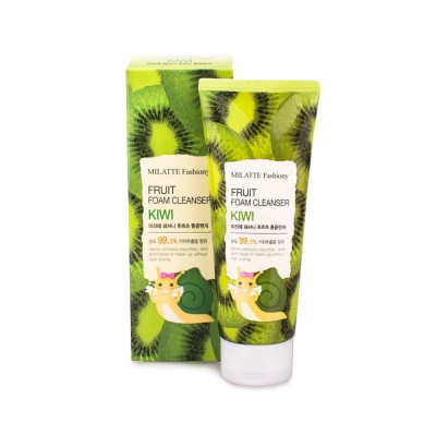 Пенка д/умывания киви MILATTE FASHIONY FRUIT FOAM CLEANSER - KIWI 150мл