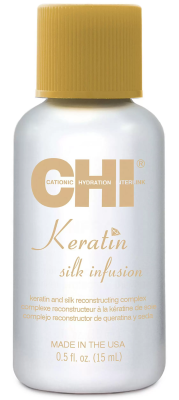 Кератин Жидкий шелк для волос Keratin Silk Infusion, 15 мл