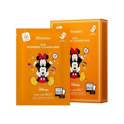 JMsolution Маска тканевая питательная с коллагеном – Disney collection selfie collagen mask, 30мл