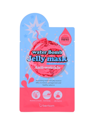 Маска на тканевой основе д/лица с желе антивозрастная Berrisom water Bomb Jelly mask - Anti Wrinkle