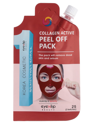 Маска-пленка очищающая COLLAGEN ACTIVE PEEL OFF PACK 25гр