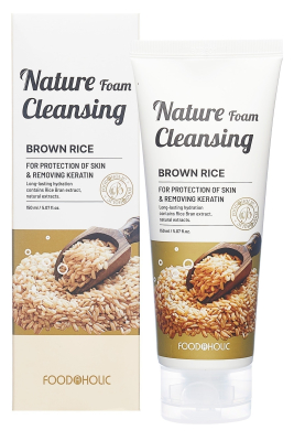 Пенка для лица с коричневым рисом Nature Foam Cleansing Brown Rice (150 мл)