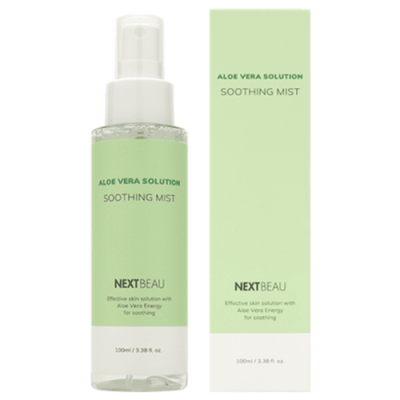 NEXTBEAU Мист с экстрактом алоэ успокаивающий - aloe vera solution soothing mist, 100мл