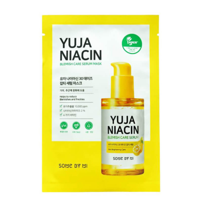 Маска тканевая YUJA NIACIN BLEMISH CARE SERUM MASK (SHEET)