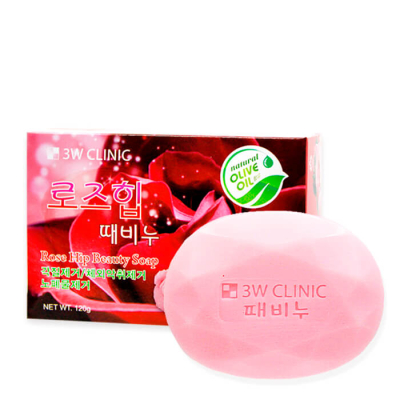 Мыло туалетное кусковое Rose Hip Beauty Soap 120g