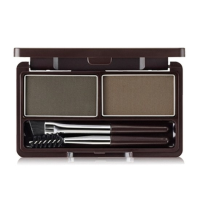 Пудра для бровей 02 Eco Soul Eyebrow Kit 02 Gray Brown 2*2.5гр