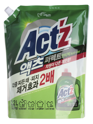 Концентрированный гель д/стирки белья ACT'Z Perfect Anti bacteria (bacterium) (Pouch 2.2L)